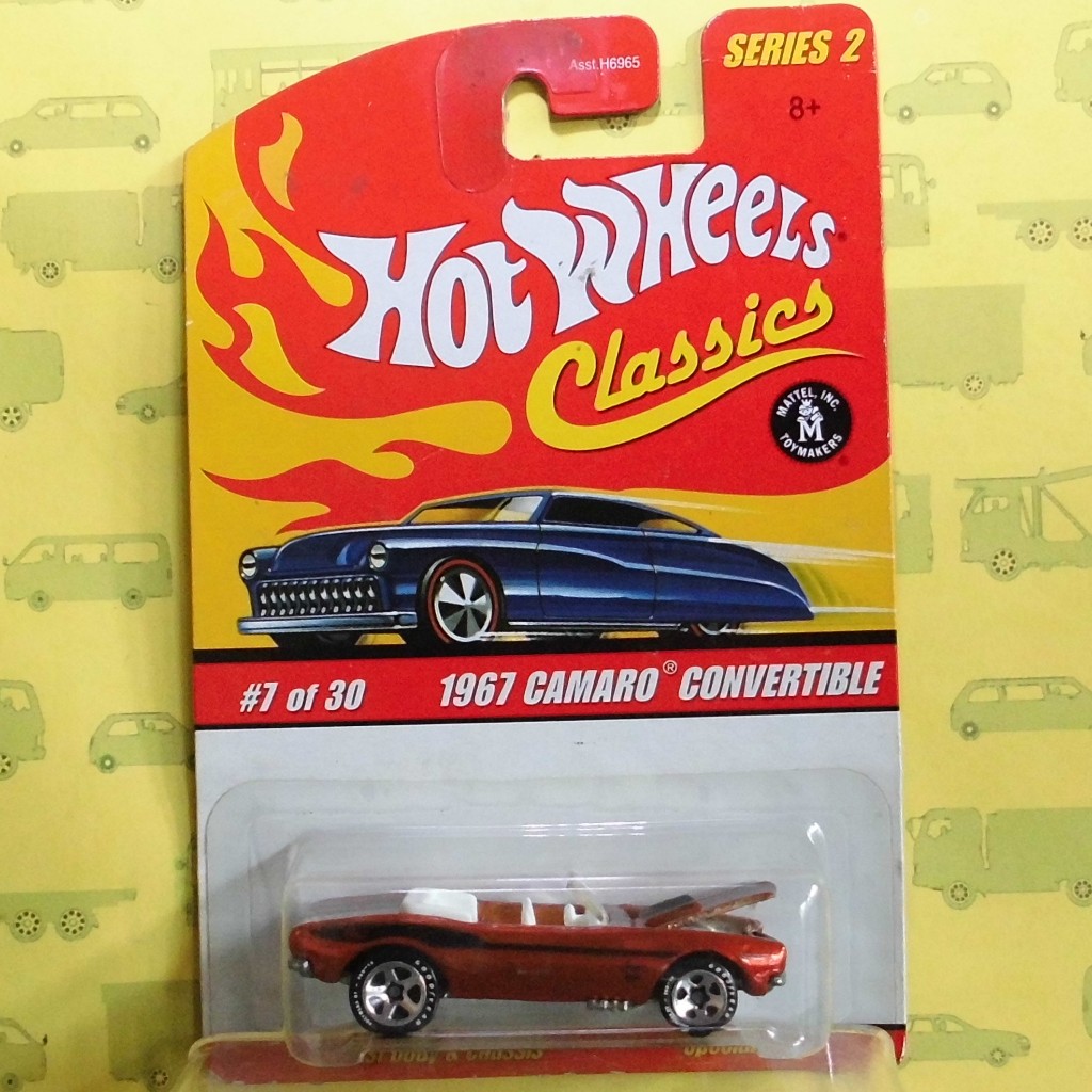 Hot Wheels 2005 -  Classics 1967 Camaro Convertible Red