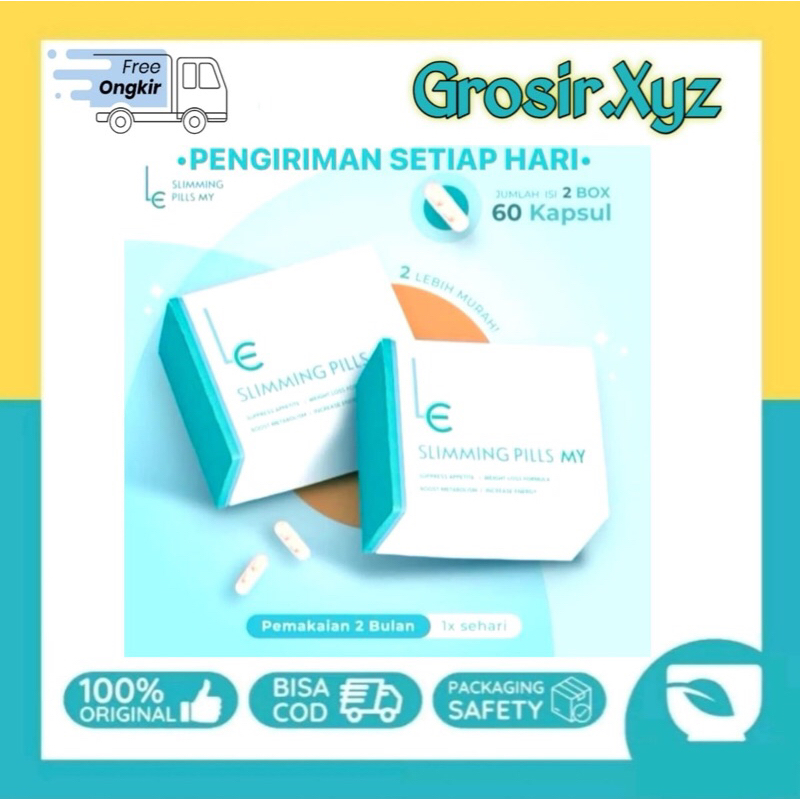 Grosir Xyz - MY SLIM | Slimming pill MY 1 Box isi 30 Kapsul Pelangsing Badan Herbal