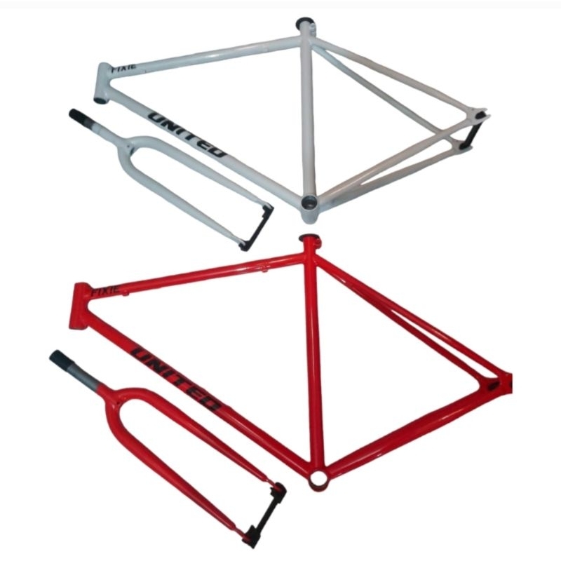 Frame Set Sepeda Fixie United termasuk Garpu Fork Sepeda Balap