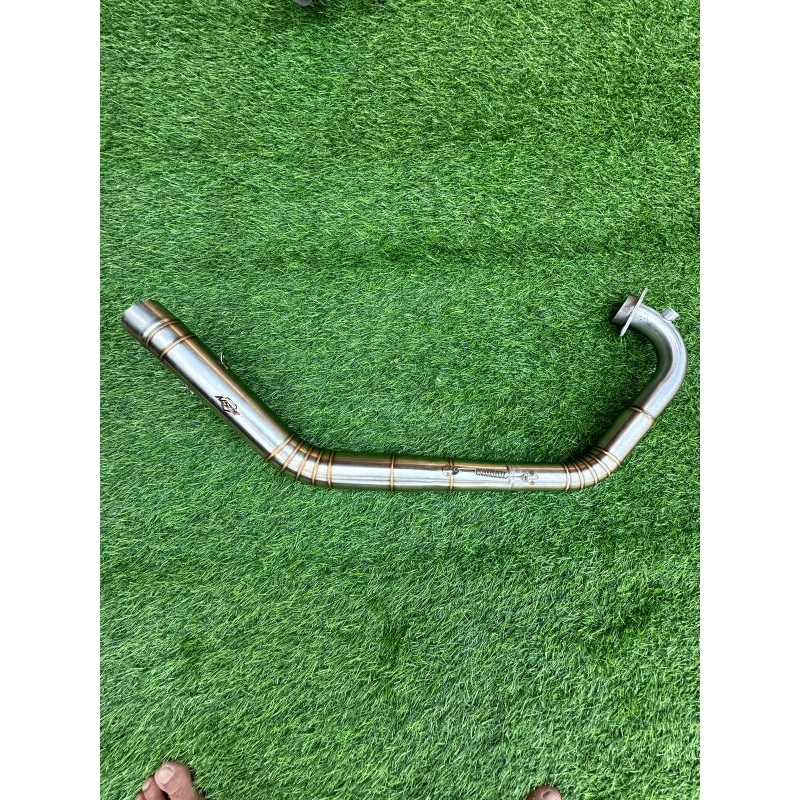 Leher knalpot racing satria fu injeksi road race semi bending inlet 50mm