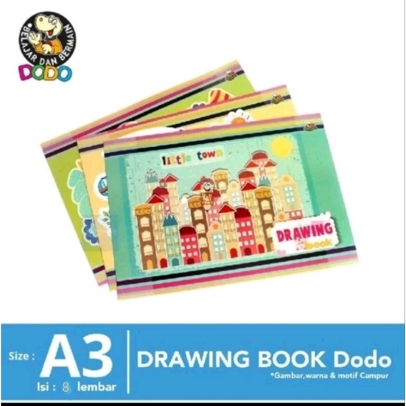 

Diskon Spesial Buku Gambar A3 DODO by SIDU Drawing Book isi 8 lembar A49