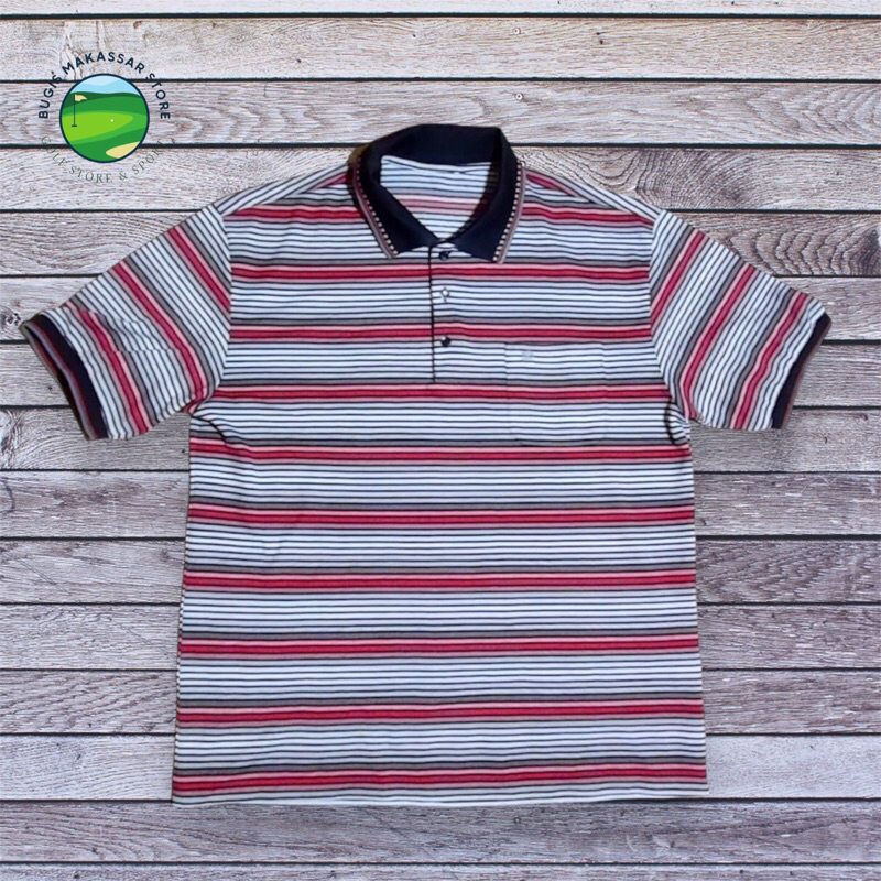 Baju Golf Pria ARNALDO BASSINI GOLF Size L Original Second Preloved