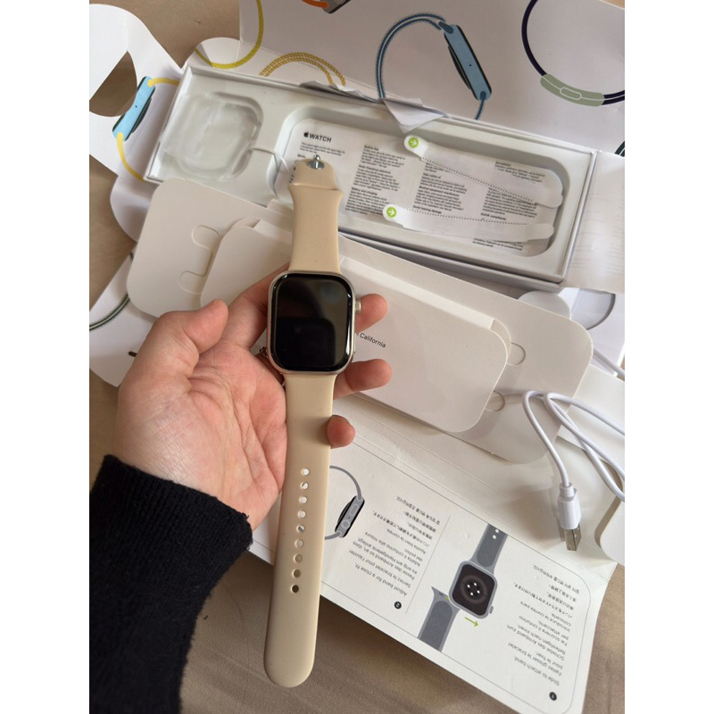 apple watch hdc series 9 terbaru ,masih segel ready hitam dan putih