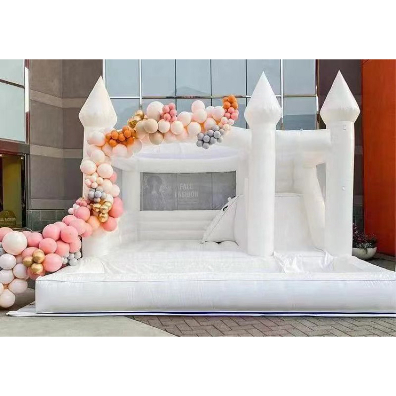 Istana Balon Bouncy Castle Slide dan Kolam Bola Playground Anak Rumah Balon Isbal Jumping Inflatable