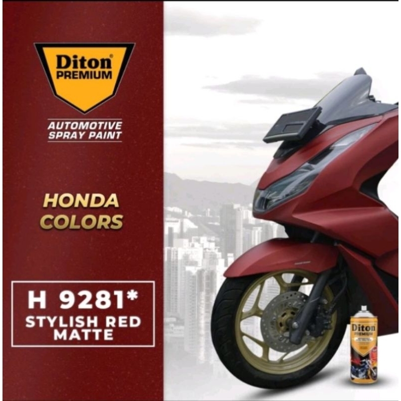 DITON PREMIUM H 9281* STYLISH RED MATTE ( DOFF) 400CC
