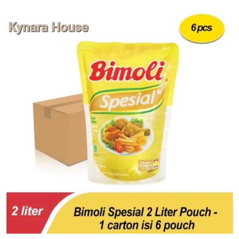 

Minyak Goreng Bimoli Spesial Pouch 6x2 Liter (Karton)