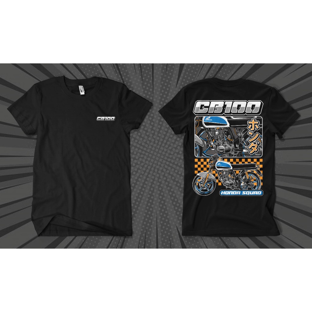 kaos custom motor CB 100 kaos keren kaos motor kaos touring kaos keren