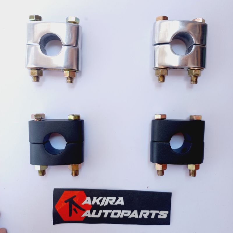 Raiser Riser Clamp Klem Stang Pankon Stang Universal Honda Yamaha Mega Pro | RX King | Thunder | Tig