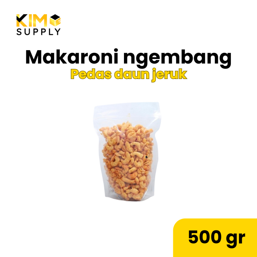 

Makaroni ngembang pedas daun jeruk (500gr) kiloan cemilan snack termurah