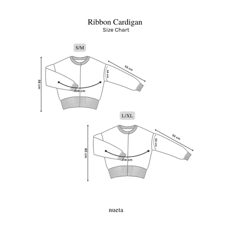 Ribbon Cardigan by Nueta