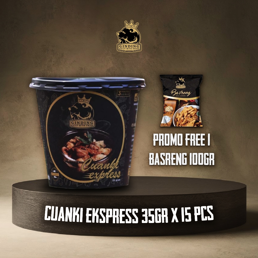 

Reyners X Ginding Cuanki Express Jajanan Khas Sunda/35 gr/paket isi 15 pcs