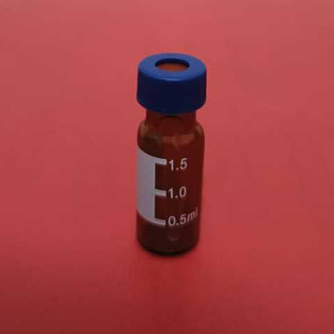 VIAL HPLC 2ml coklat. Autosampler Vial HPLC / GC. Botol + tutup