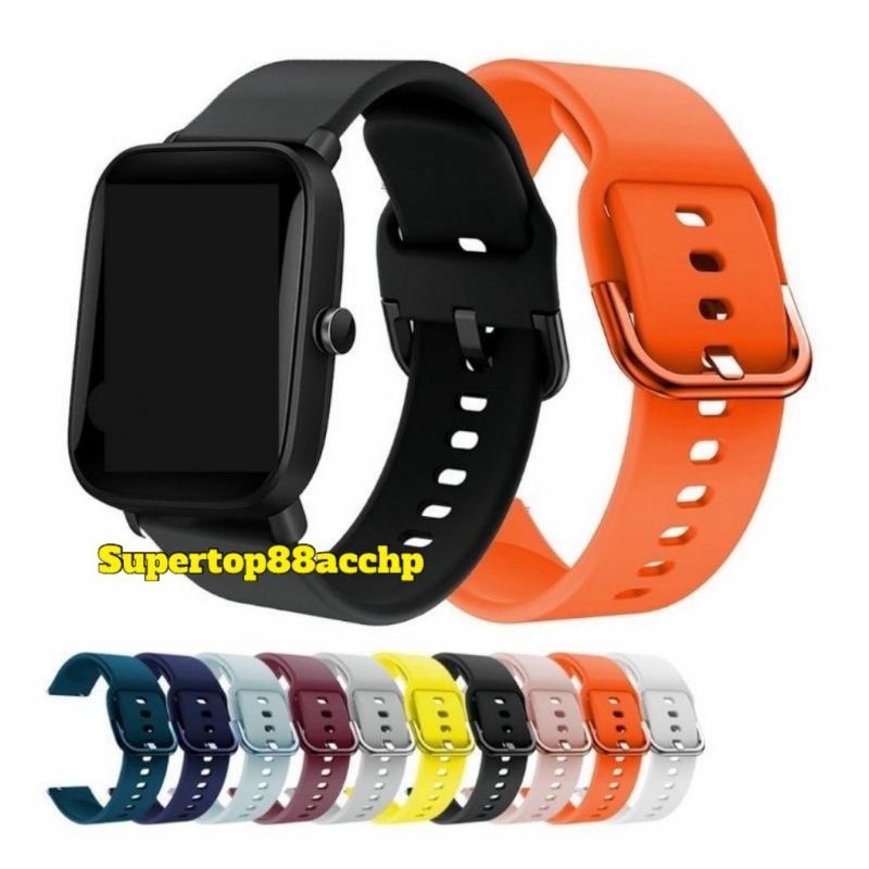 Strap Smartwatch InfiniteWatch Lite Pro Tali Jam Rubber Colorful Buckle Model Active