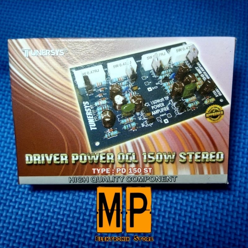 Kit Driver Power OCL Stereo 150 watt Tunersys PD 150 ST