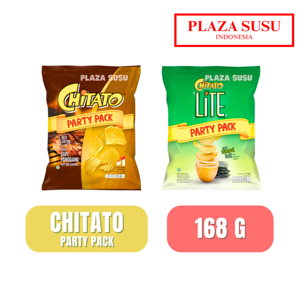 

MAKANAN RINGAN CHITATO PARTY PACK 168G CAMILAN SNAK KERIPIK JAJAN
