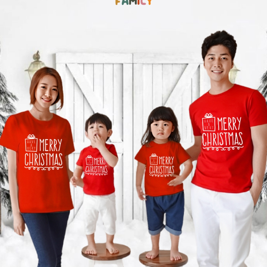 WSF BAJU NATAL KELUARGA KAOS NATAL KAOS NATAL KELUARGA BAJU NATAL WANITA BAJU NATAL ANAK KAOS MERRY 