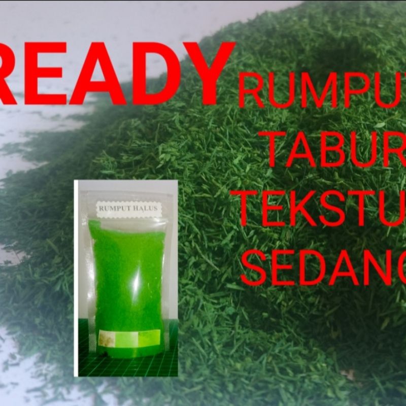 Rumput Tabur Asesories Maket Miniatur Diorama ( Sedang )
