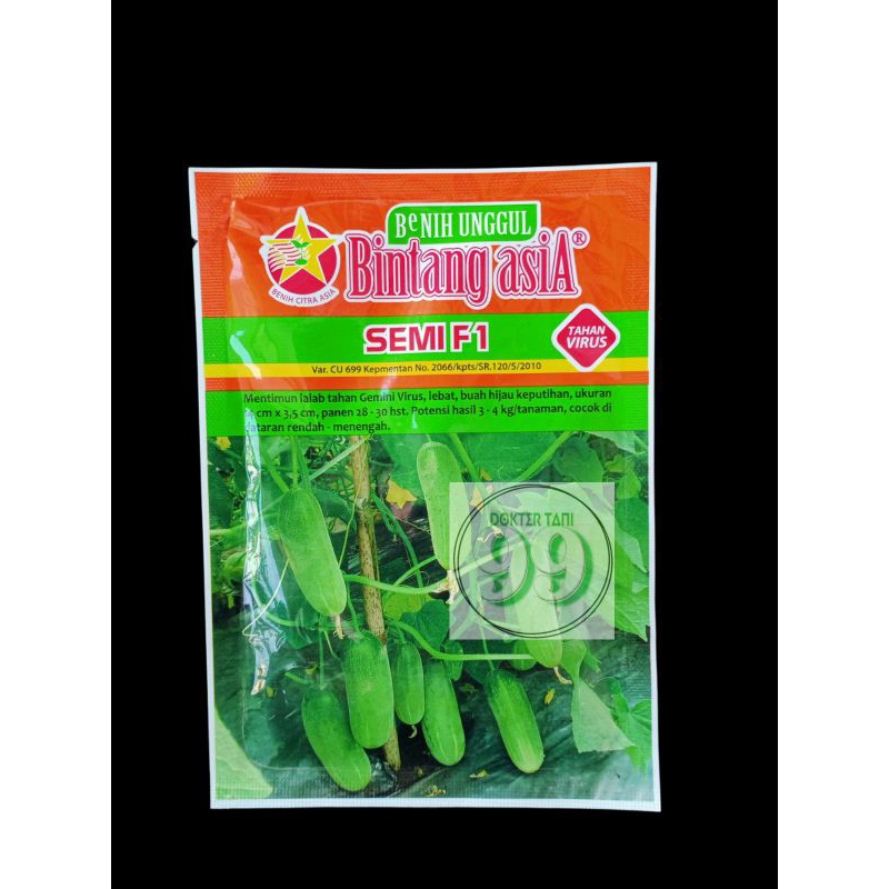 Bibit | Benih Timun Semi F1 20gram produk Bintang Asia