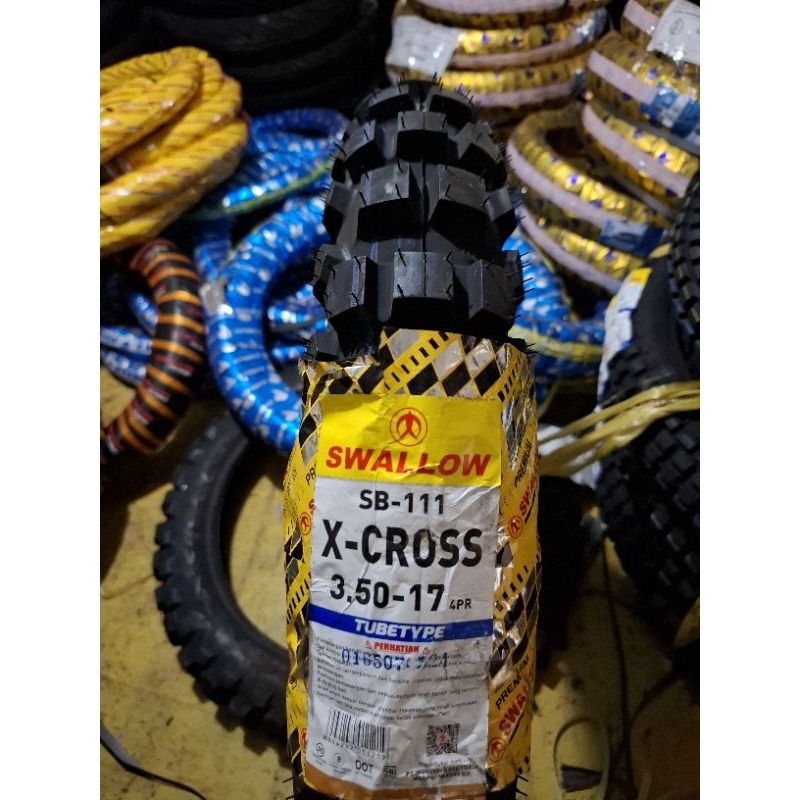 BAN LUAR 350-17 XCROSS SWALLOW 350 RING 17 CROS BATIK TAHU BESAR SWALLO