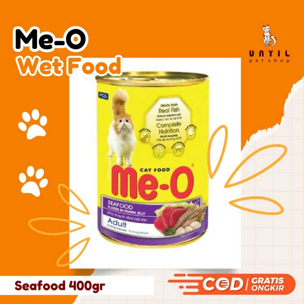 Makanan Kucing MEO kaleng 400 gram / Makanan Kucing Kaleng