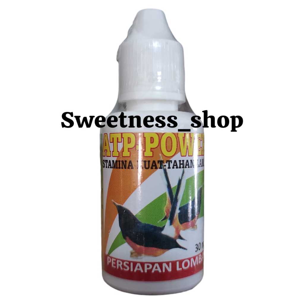 ATP POWER 30 ml - Menambah Tenaga Burung Saat Lomba - Vitamin Burung Lomba Suplemen Burung Kicau Oba
