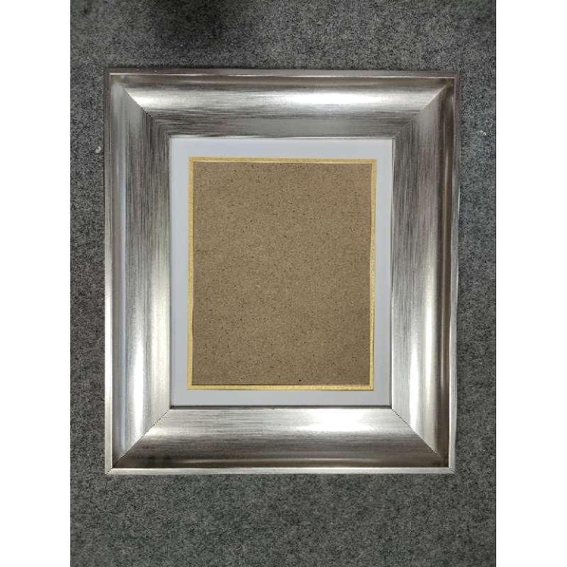 S.A.Frame | Bingkai Foto/Pigura Kayu Silver Profil 10R/8R 6R/4R
