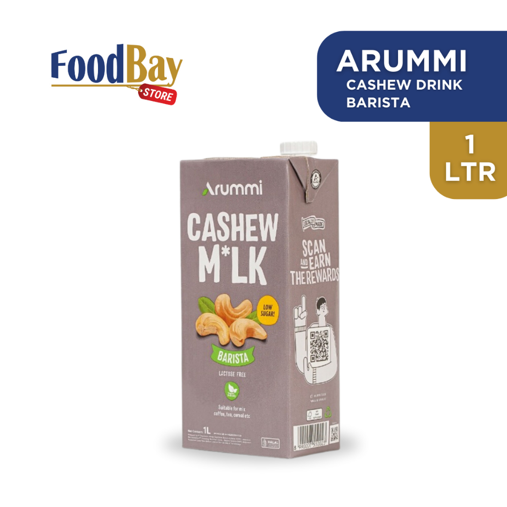 

ARUMMI Cashew Drink Barista Susu UHT nabati kacang mede 1 Ltr