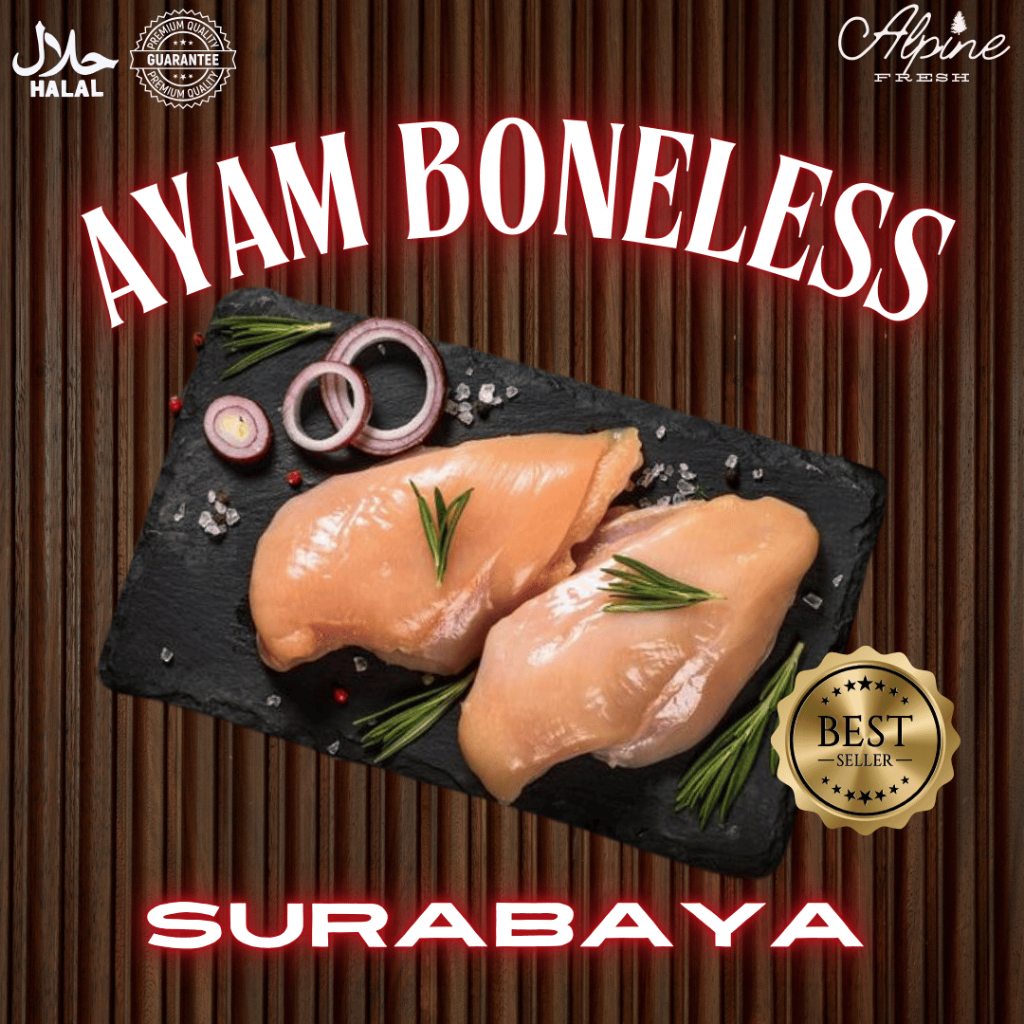 

Ayam Boneless Dada dan Paha 1 Kg