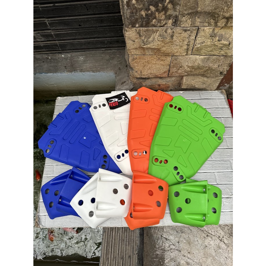 Engine Guard Cover Mesin KLX BF Klx S L D tracker 1 set Model Gordon merk DRIV