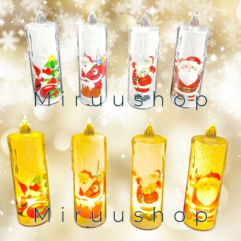 Lilin Elektrik Led Premium Hias Korea Aesthetic Lilin Natal Lilin Altar Lampu Tidur Korea Model