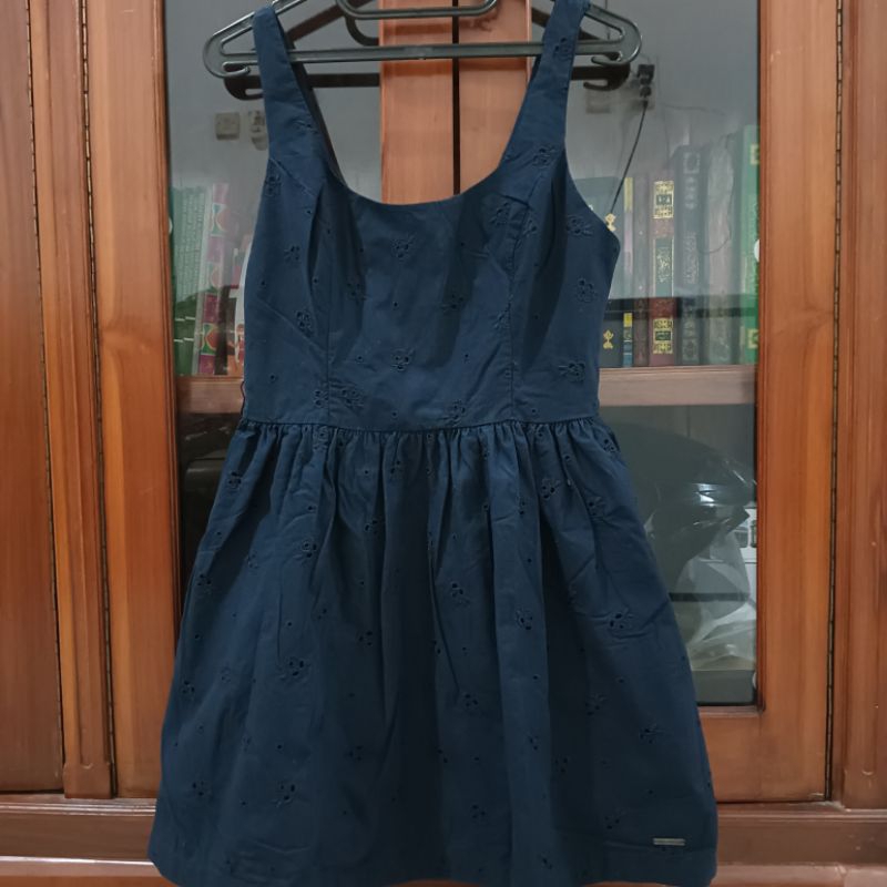 dress katbol abercrombie & fitch navy