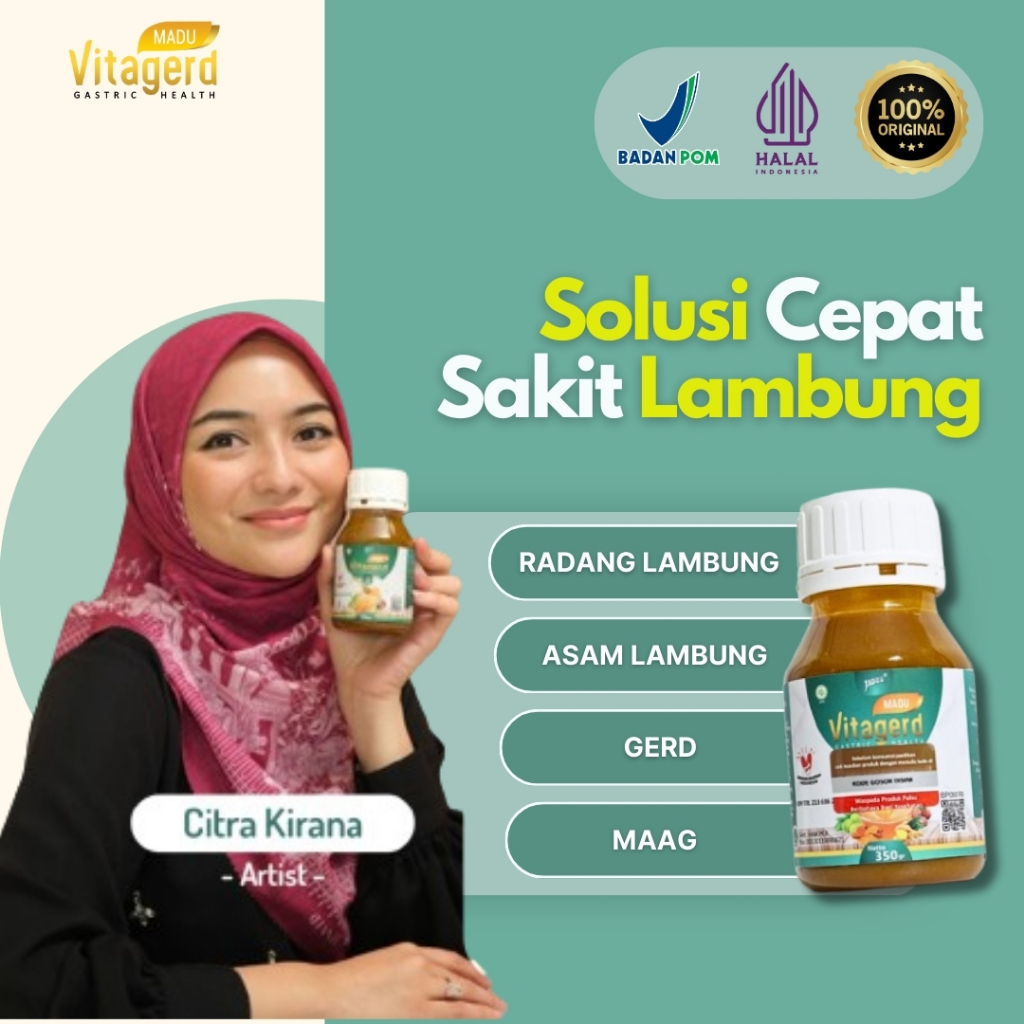 

Madu Therapy Luka Lambung | Obat Herbal Mual Kembung Maag Gerd Sesak Nafas | Herbal Vitagerd