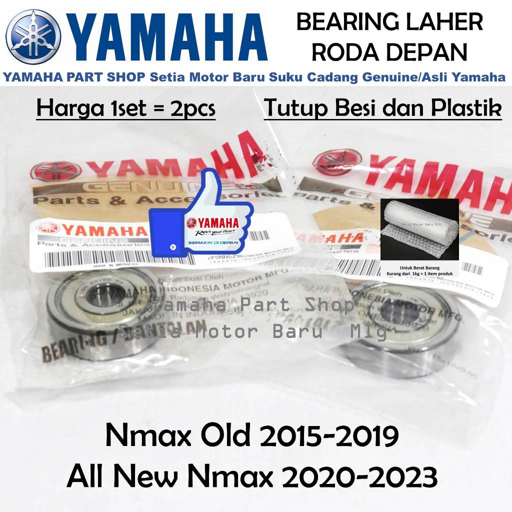 Bearing Bering Laher Roda Depan All New Nmax Old Original Asli Yamaha