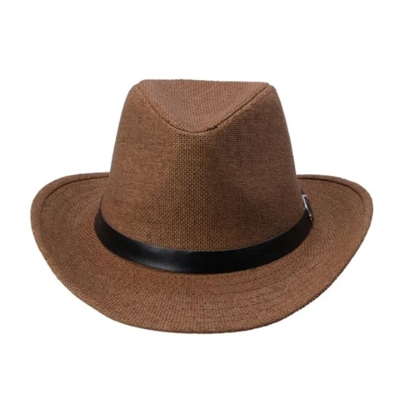 topi Koboy pria wanita topi pantai pria wanita