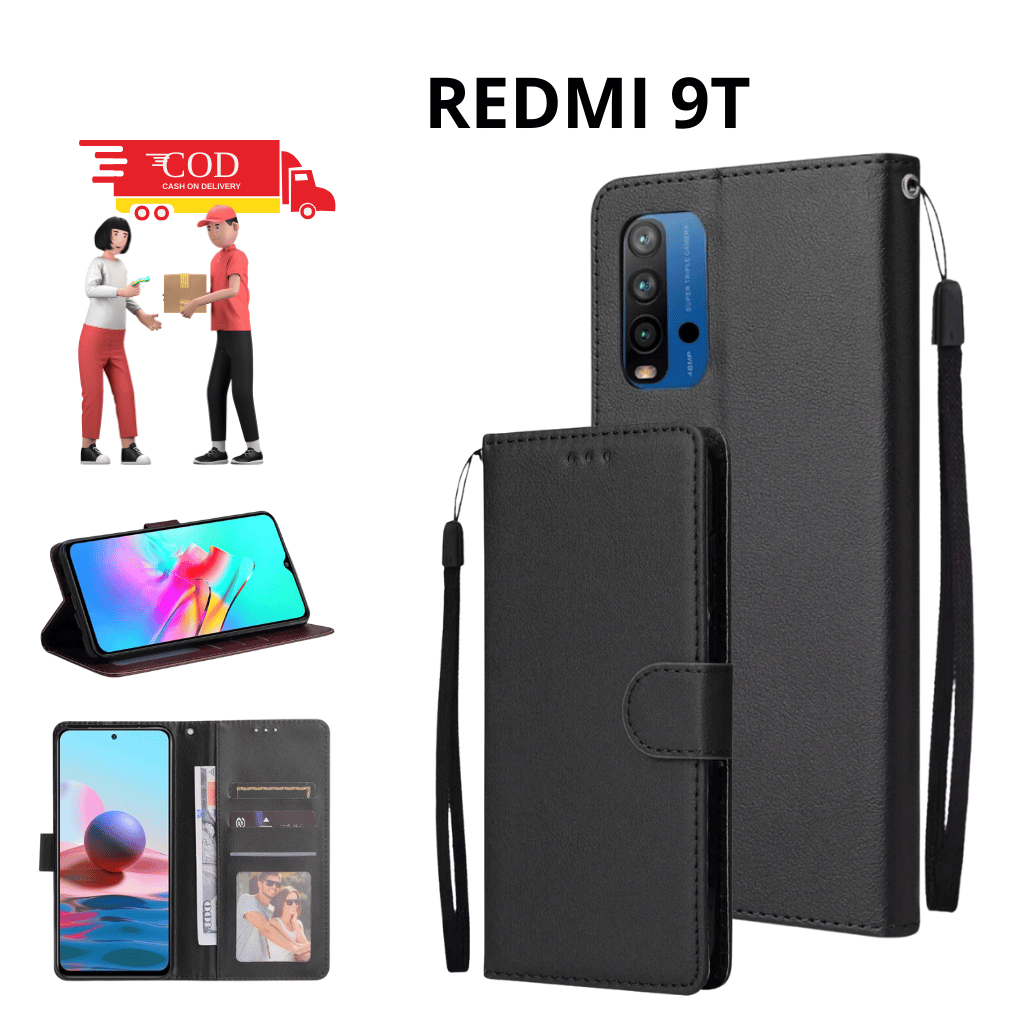 CASE HP XIAOMI REDMI 9T CASE DOMPET FLIP CASE WALLET FLIP LEATHER CASE PREMIUM-FLIP WALLET