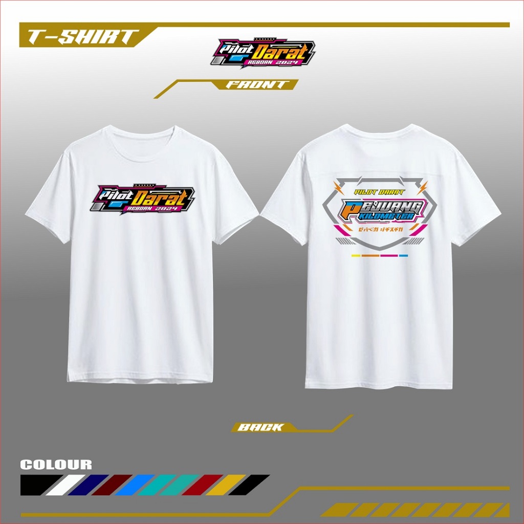 KAOS PILOT DARAT REBORN / BAJU DISTRO PILOT DARAT REBORN