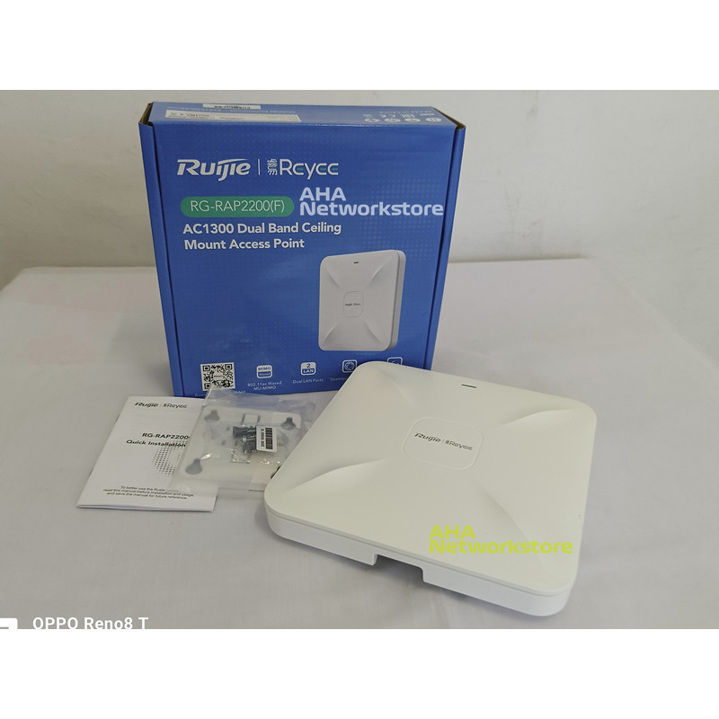 RG RAP2200F Ruijie RAP2200-F AC1300 WiFi5 Dualband Ceiling Access Point Ruijie RG RAP2200(F) Ruijie 