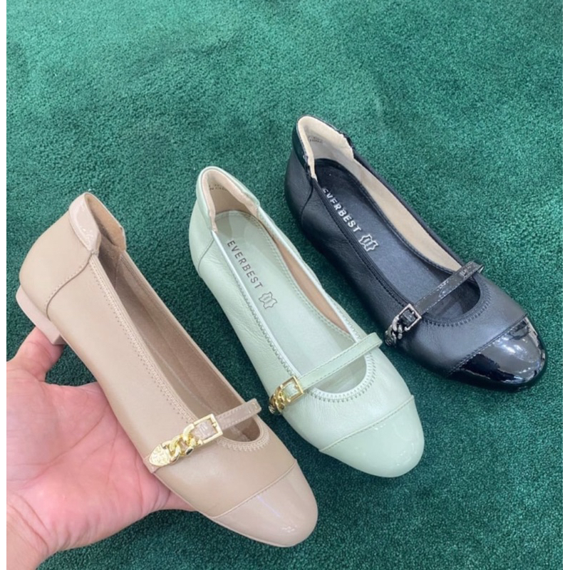 Sepatu Wanita flats shoes everbest Original - loreli
