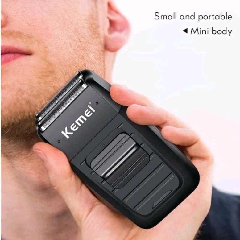 SHAVER PORTABLE "KEMEI" / ALAT CUKUR KUMIS & JENGGOT