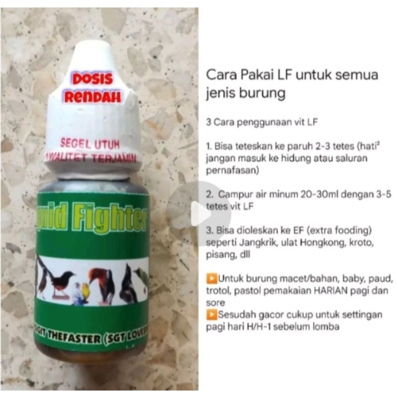 Liquid fighter sigit the faster liquit vitamin burung sigit thefaster