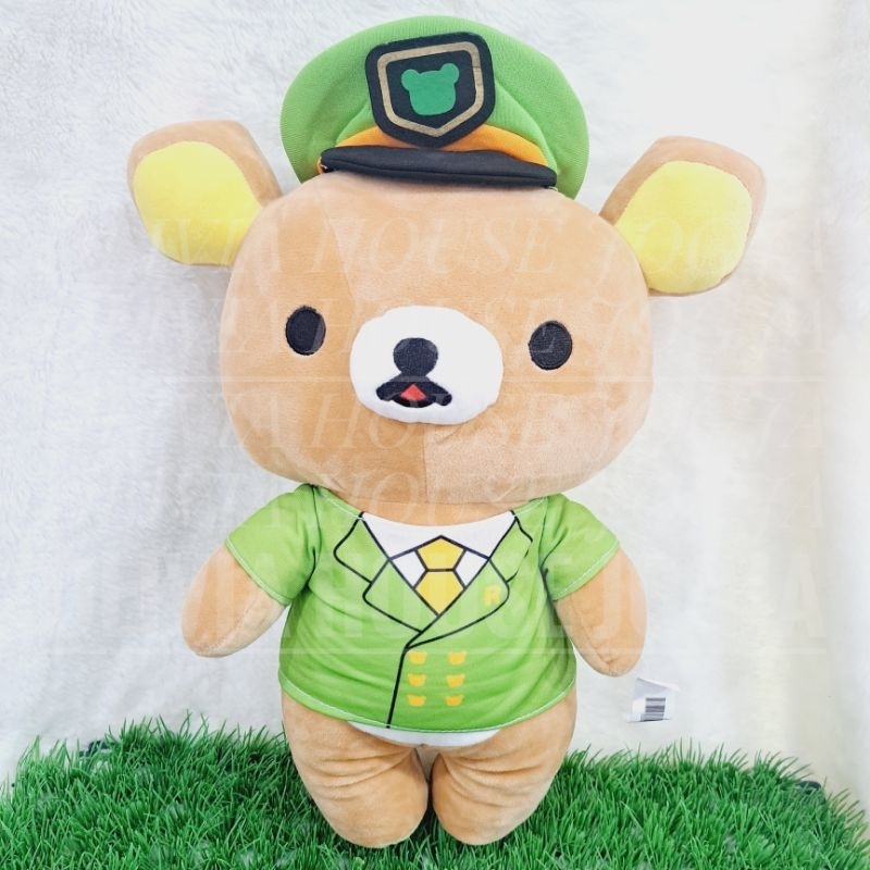 Boneka Rilakkuma Kostum Kondektur Boneka Rilakkuma Topi Boneka Rilakkuma