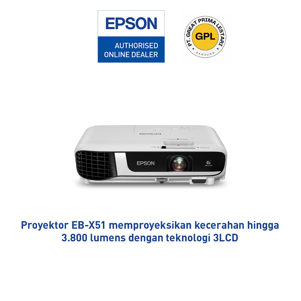 EPSON PROYEKTOR EB-X51 EB X51 EBX51 - EPSON PROJECTOR EB-X51