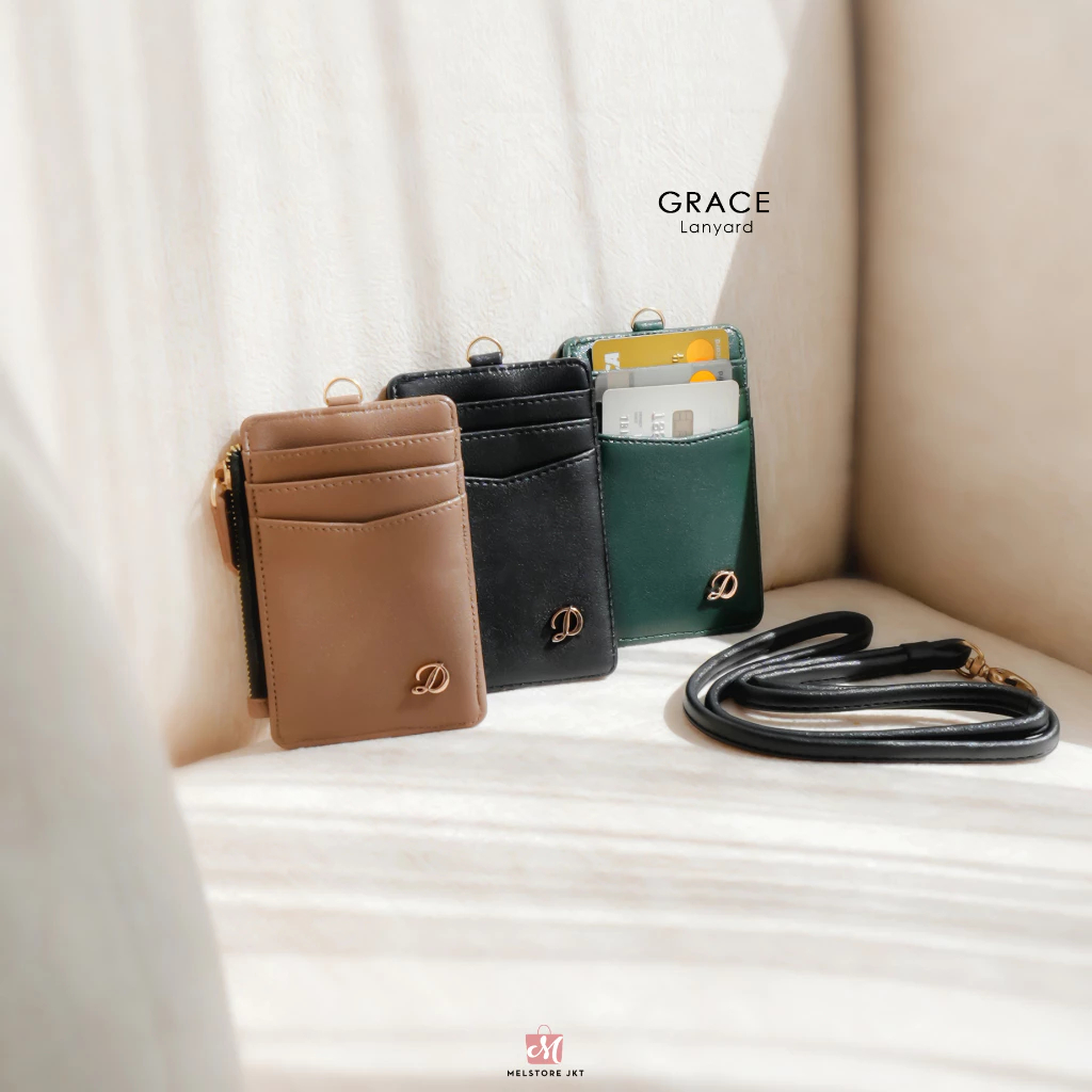 

Damelia Grace Lanyard Wanita by Melstore jkt Official Shop / Lanyard kerja / dompet kartu / card