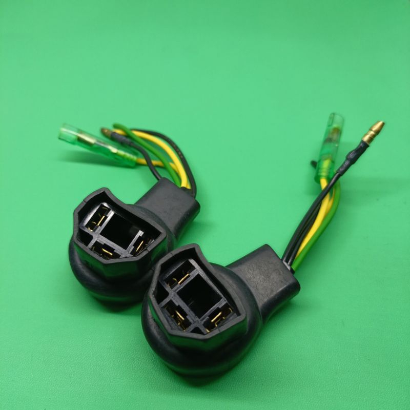 SOCKET FITING LAMPU H4 MOTOR MOBIL / SOKET LAMPU MOTOR