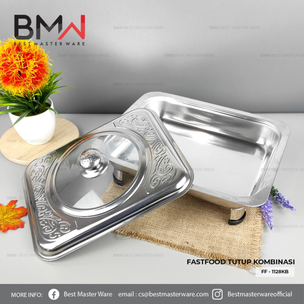 Fast Food Tutup Kombinasi FF - 1128KB BMW / Wadah Prasmanan