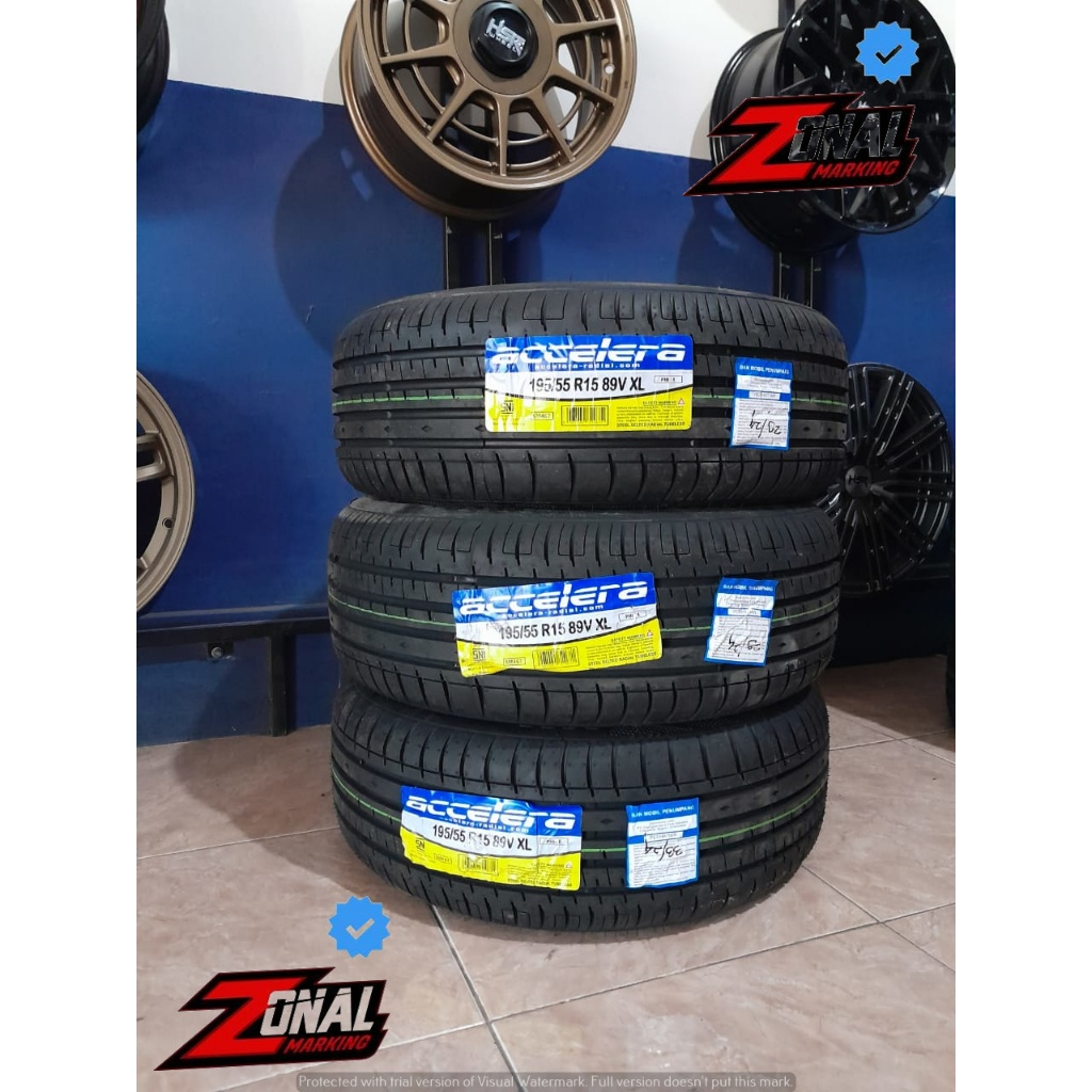 BAN MOBIL TUBELESS MURAH 195 55 R15 ACCELERA PHI