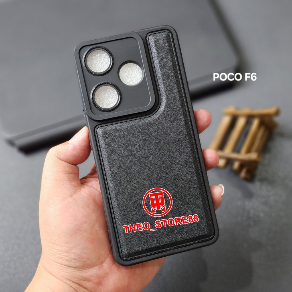 TECNO POVA 6 TECNO POVA 6 PRO CASE LEATHER PRO BLACK TECNO POVA 6 TECNO POVA 6 PRO