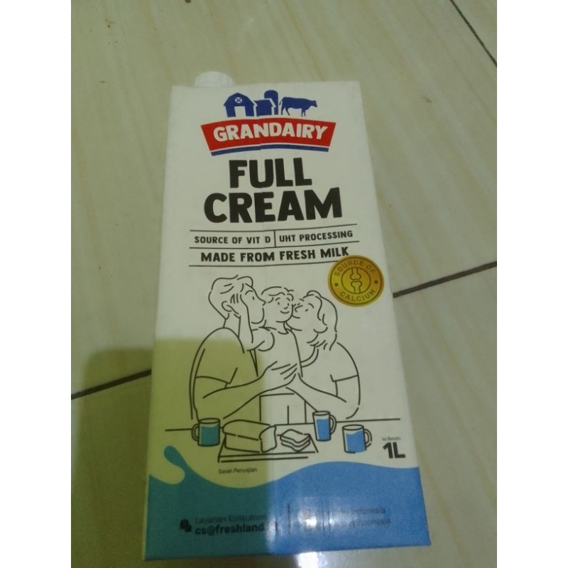 

susu uht gran dairy full cream