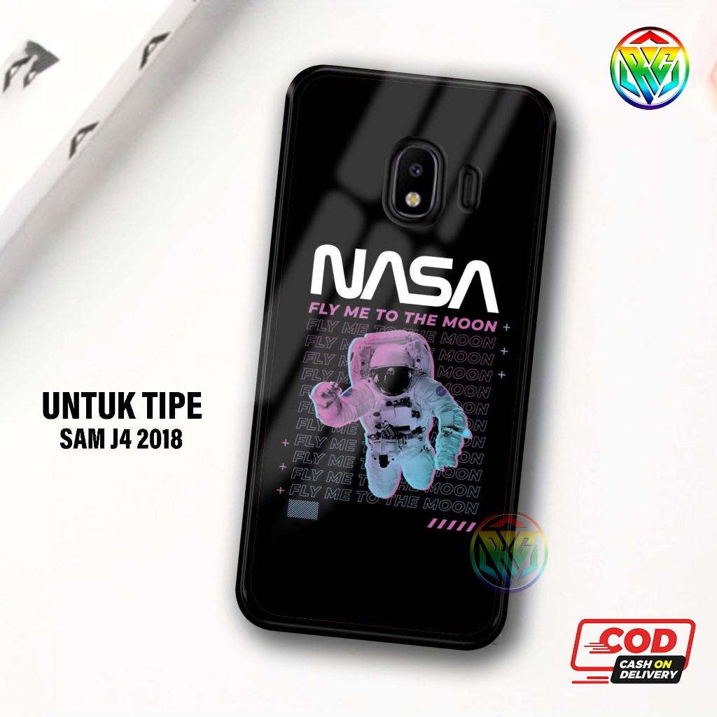 Real Case Samsung J4 2018 Terbaru Case kilau - New Case Glossy casing Hp Samsung J4 2018  [Motif NAS