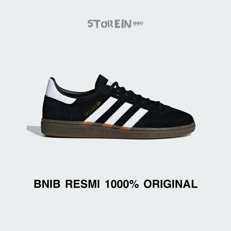 Sepatu Pria Handball Spezial Black Gum Suede DB3021